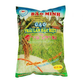 Gạo tám thơm Thái Lan đặc biệt Bảo Minh túi 5kg