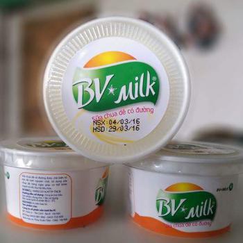 Sữa chua dê BV milk thùng 8 hộp
